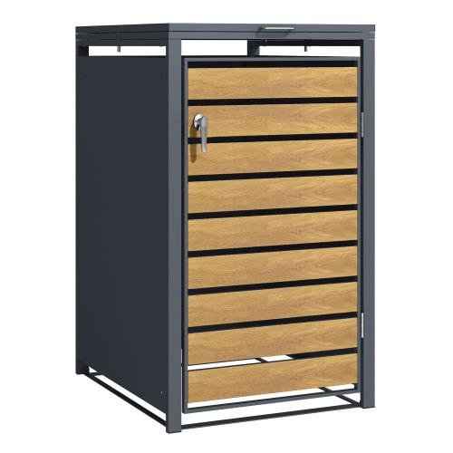 Phoenix Gb Series  1 Door Oak Bin Store