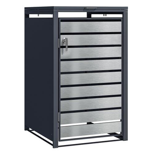 Phoenix Gb Series  1 Door Silver Bin Store