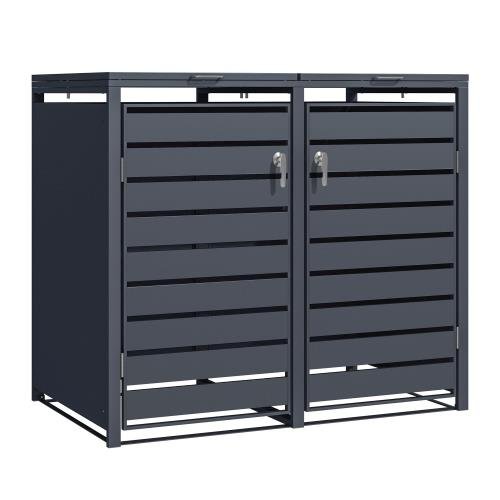 Phoenix Gb Series  2 Door Anthracite Bin Store