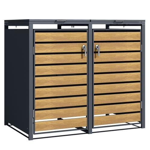 Phoenix Gb Series  2 Door Oak Bin Store