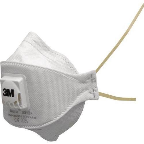 3m 9312+ AURA FFP1 VALVED DUST/MIST RESPIRATOR (BOX 10)
