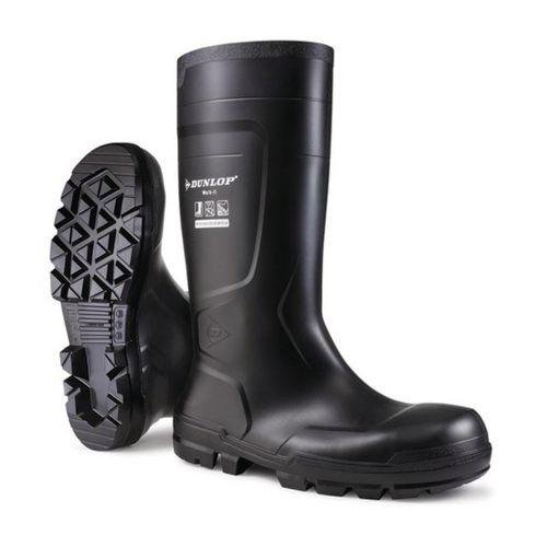 WORK-IT FULL SAFETY WELLIE PVC WELLINGTON BLACK