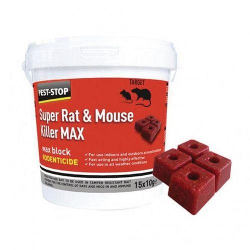 Rat and mouse killer wax blocks