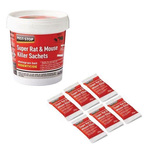 Super rat and mouse killer poison sachets