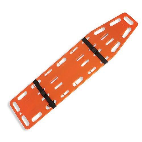 Orange spinal board with 3 straps (each)