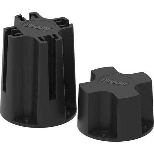 Bollard tape receiver and adapter (screw version)