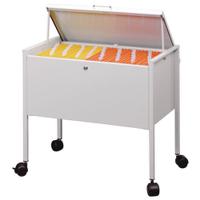 Lockable A4 suspension file trolley