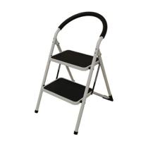 Slingsby Folding 2 Tread Step Ladder 150Kg Capacity (Height to Top Step 490mm) White - 359293