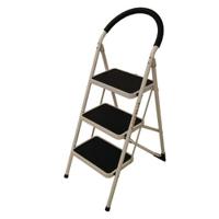Slingsby Folding 3 Tread Step Ladder 150Kg Capacity (Height to Top Step 720mm) White - 359294