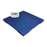 Premium platform scales with LCD indicator, capacity 1000kg, L x W 1000 x 1000mm