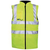 Hi vis reversible body warmer