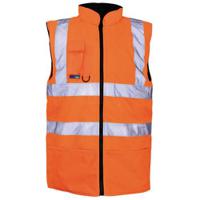 Hi vis reversible body warmer