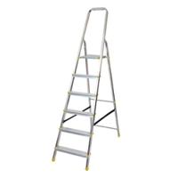 Slingsby Aluminium 6 Tread Platform Step Ladder (Platform Sits 1190mm Above The Floor) 150Kg Capacity - 405008