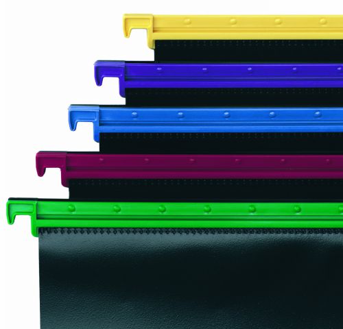 31553SN - Snopake HangGlider A4 Suspension File Polypropylene 15mm Assorted Colours (Pack 25) - 10296