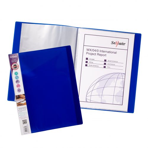Snopake Display Book 16 Pockets A4 Assorted (Pack 10) 12209
