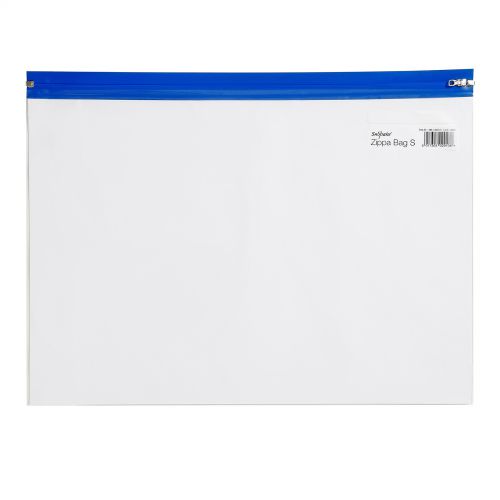 Snopake Zippa Bag S A4 320x230mm Blue Document Wallets PF9984