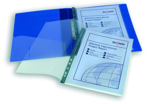 Snopake RingBinder Display Book 20 Pocket/40 Sides to View A4 Classic Clear (Pack 5) 14890