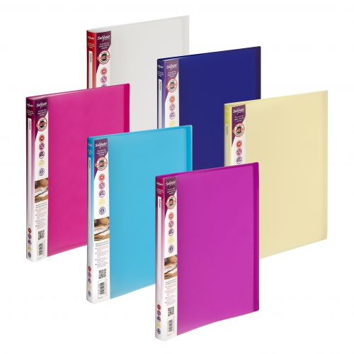 Snopake Display Book 40 Pkt A4 Assorted (Pack 12) 15415