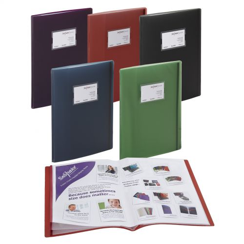 Snopake Fusion A3/A4 Flexible Display Book Assorted (Pack 5) 15637