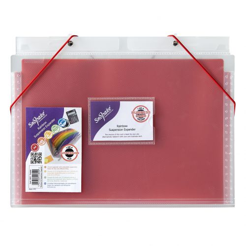 Snopake Rainbow A4 Suspension Expander Assorted 15802