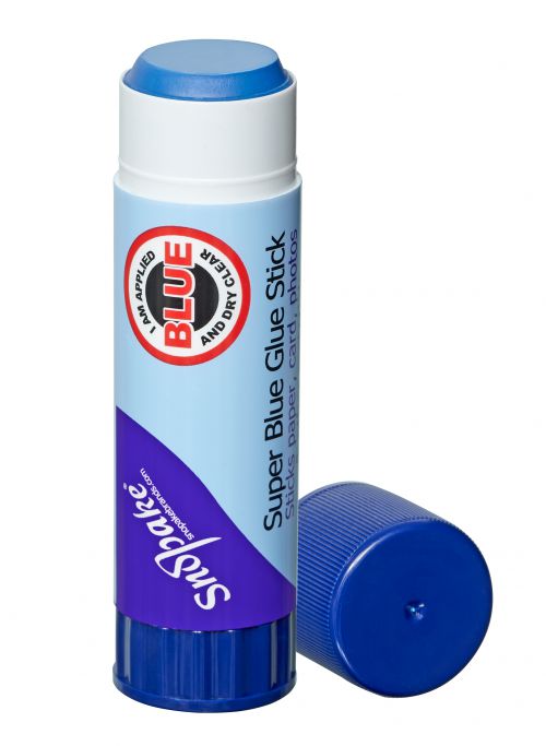 Snopake Super Blue Gluestick 36g Display (Pack 12) 15825