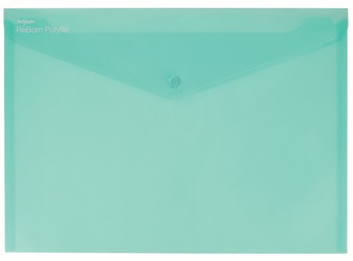 26172SN | ReBorn from 100% recycled, heavy-gauge and tough polypropylene, Snopake’s ReBorn Popper Wallets are the responsible and eco-friendly choice.