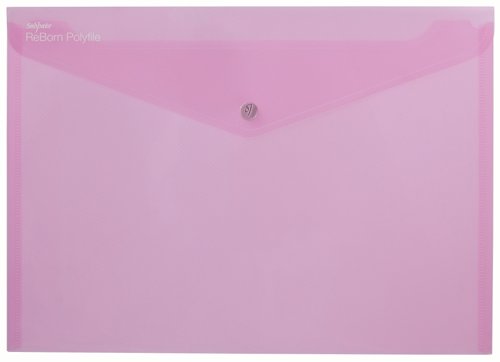26172SN | ReBorn from 100% recycled, heavy-gauge and tough polypropylene, Snopake’s ReBorn Popper Wallets are the responsible and eco-friendly choice.
