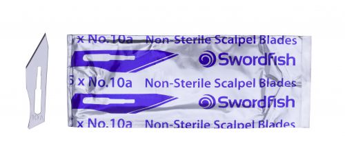 Spare Blades No.10A for Metal Scalpel [Pack 100] 4055492 Buy online at Office 5Star or contact us Tel 01594 810081 for assistance