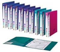 Snopake Superline Ring Binder 2 O-Ring A4 25mm Rings Electra Assorted (Pack 10) - 10165