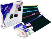 Snopake HangGlider Foolscap Suspension File Polypropylene 15mm Assorted Colours (Pack 25) - 10279