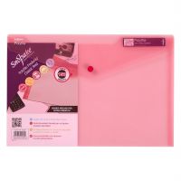 Snopake Polyfile Foolscap Red- 5 Files