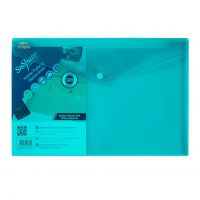 Snopake Polyfile Foolscap Electra Green- 5 Files
