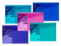 Snopake Polyfile A3 Electra Assorted- 5 Files