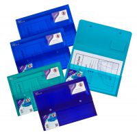 Snopake Polyplus Heavy Duty Wallet File Polypropylene A4 Assorted Colours (Pack 5) - 11756