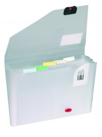 Snopake Organiser 6 part A4 Clear- 1 Organsier