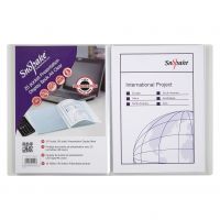 Snopake Presentation Display Book 20 pocket / 40 sides to view A4 Clear- 1 Book