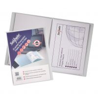 Snopake Presentation Display Book 20 pocket / 40 sides to view A3 Clear- 1 Book