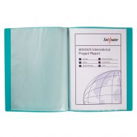 Snopake Display Book 10 pocket / 20 sides to view A4 Electra Assorted- 10 Books