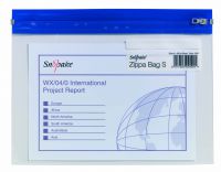Snopake Zippa Bag 'S' A5 Blue- 25 Bags