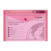 Snopake Polyfile A4 Red- 5 Files