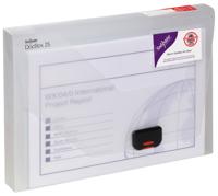 Snopake DocBox Polypropylene A4 25mm Spine Width Push Lock Closure Clear - 12849