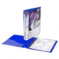 Snopake Executive Presentation RingBinder  4/25 'D' Ring A4 Electra Blue- 10 Binders