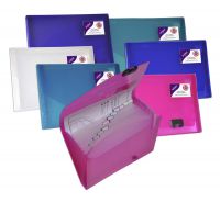 Snopake Organiser 6 part A4 Electra Assorted- 10 Organisers