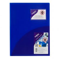 Snopake Twinfile Polypropylene A4 300 Micron Electric Blue (Pack 5) - 14032