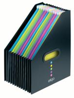 Snopake Eligo Desk Expander Polypropylene A4 13 Part Portrait Black - 15171