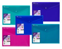 Snopake Polyfile Twin Pocket A4 Electra Asstd- 5 Files