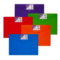 Snopake Polyfile ID Wallet A4 Rainbow