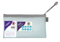 Snopake EVA Pastel Mesh HC DL Zippa Bag - Blue- 3 Bags