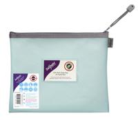 Snopake EVA Pastel Mesh HC A5 Zippa Bag - Blue- 3 Bags