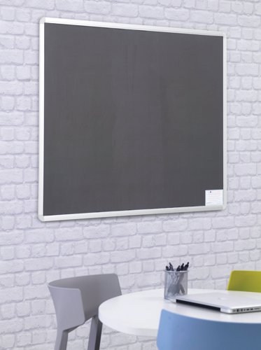 Non-Magnetic Wall Mounted Chalk Writing Board - 2400(w) x 1200mm(h)